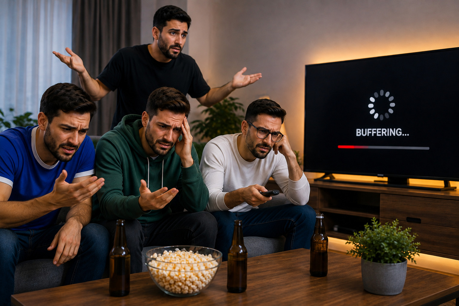 Gold IPTV vs cable TV comparison showing high cable bills, buffering issues, limited channels versus affordable IPTV subscription